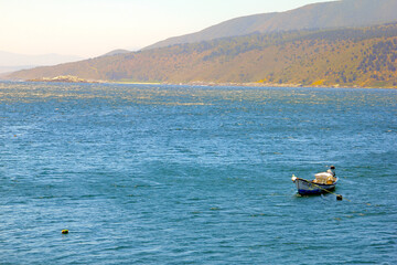 boat on the sea