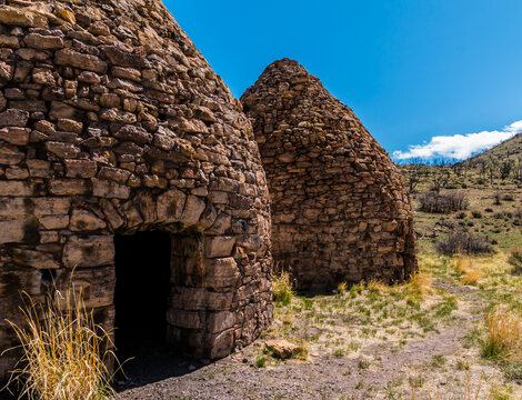Historical Panaca Summit Charcoal Kilns, Lincoln County, Nevada, USA