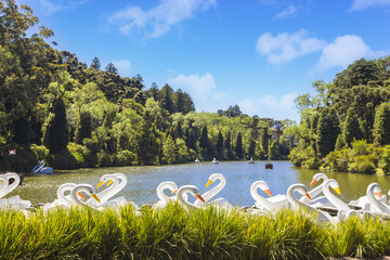 Gramado city, Rio Grande do Sul, Brazil. Black lake (lago negro)