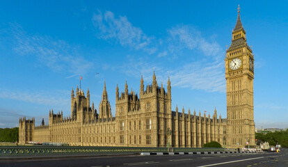 Fototapeta na wymiar Houses of parliament in London