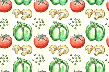 vegetables pattern