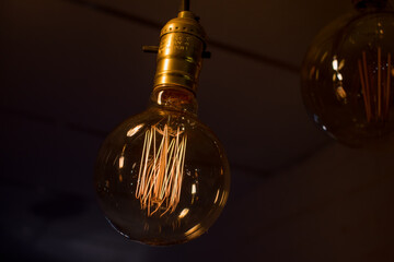 closeup of a led spotlight, edison type