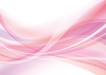 ピンク系ウェーブの背景