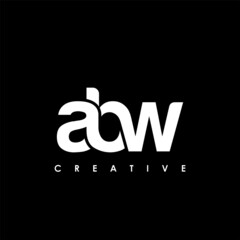 ABW Letter Initial Logo Design Template Vector Illustration