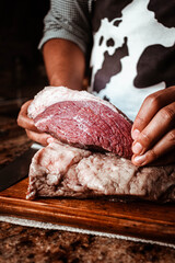 preparacion de carne a la parrilla 