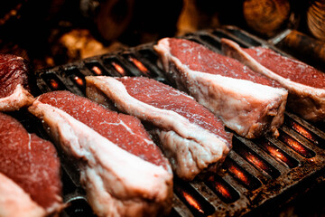 preparacion de carne a la parrilla 