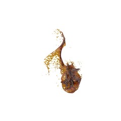 3D illustration of a realistic coffee splash