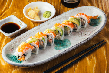 Shrimp sushi roll
