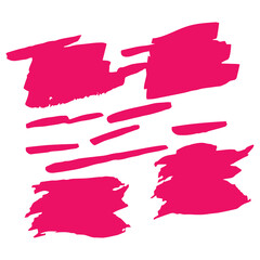 Pink Brushes Creative. Coral Ink Graffiti. Stroke Acrylic. Brushstroke Graffiti. Watercolor Square. Paint Square. Paintbrush Handwritten. Set Scratch. Grungy Graffiti.