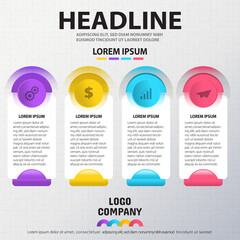  infographics template design vector illustration banner business concept processes 21