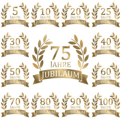 laurel wreath collection for jubilee years - 435947519