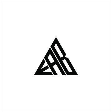 E A B letter logo creative design. EAB icon