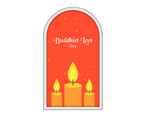 Buddhist Lent Day Simple Paper