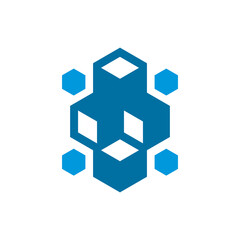 cube block technology logo