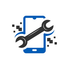 mobile phone repair technology logo