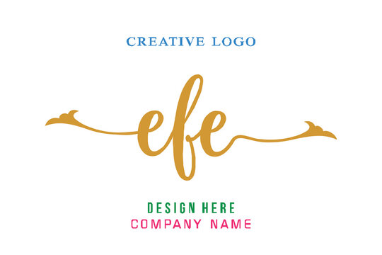 EFE lettering logo is simple, easy to understand and authoritative