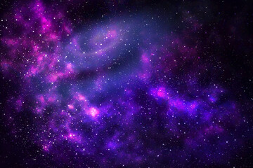 Fototapeta premium Galaxy with stars and space background. backdrop illustration