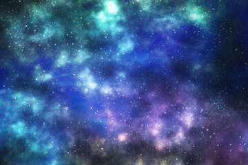 Naklejka na ściany i meble Galaxy with stars and space background. backdrop illustration 