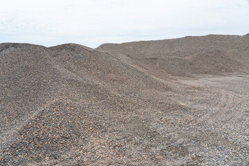砂利・砕石の山