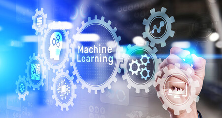Machine Deep learning algorithms, Artificial intelligence, AI, Automation and modern technology in...