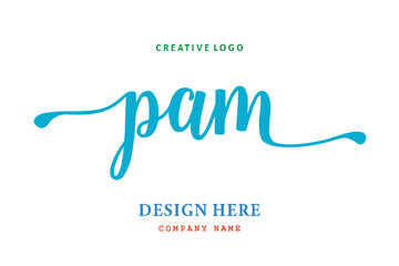 PAM lettering logo is simple, easy to understand and authoritative