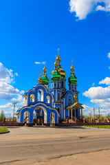 Fototapeta na wymiar Cathedral of St. Vladimir in Pereyaslav, Ukraine
