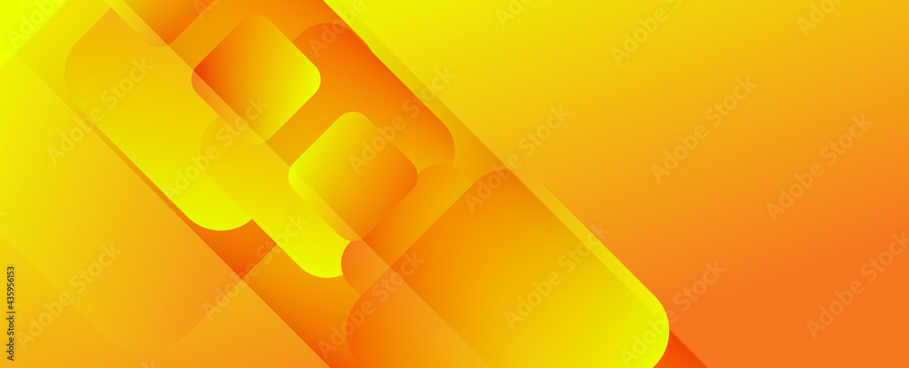 Poster Square shapes composition geometric abstract background. 3D shadow effects and fluid gradients. Modern overlapping forms