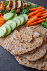 Indian naan flat bread