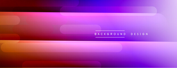 Dynamic lines abstract background. 3D shadow effects and fluid gradients. Modern overlapping forms