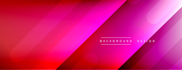 Dynamic lines abstract background. 3D shadow effects and fluid gradients. Modern overlapping forms