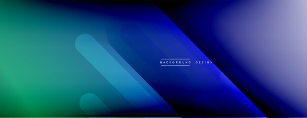 Dynamic lines abstract background. 3D shadow effects and fluid gradients. Modern overlapping forms