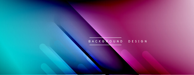 Dynamic lines abstract background. 3D shadow effects and fluid gradients. Modern overlapping forms