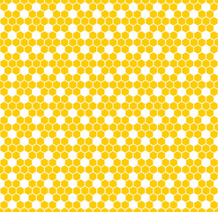 seamless abstract classic geometric pattern in the form of yellow and white honeycombs + endless textures in mosaic and stained glass style
