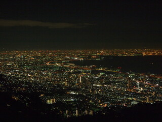 Fototapeta na wymiar 神戸　掬星台の夜景