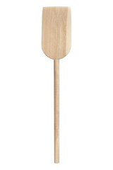 New wooden kitchen spatula isolated on white