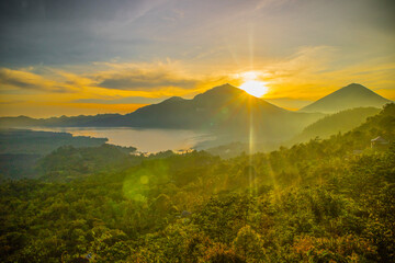 Sunrise at Mount Batur