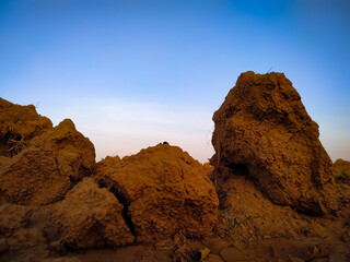 rocks in the desert