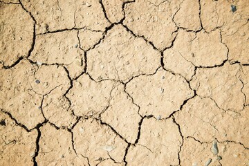 Drought land concept