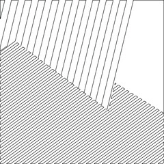 black and white patterns from lines. striped background. 