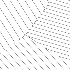 black and white patterns from lines. striped background. 