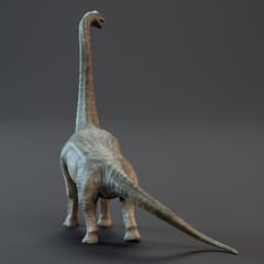 Realistic 3D Render of Brachiosaurus Dinosaur © bescec