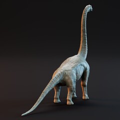 Realistic 3D Render of Brachiosaurus Dinosaur © bescec
