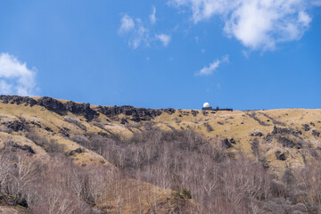絶景を眺める　車山