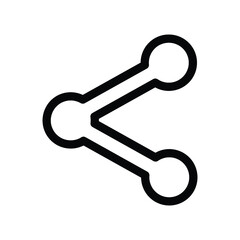 Sharing, social icon