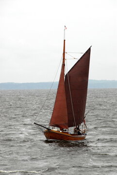 Zeesboot auf dem Stettiner Haff