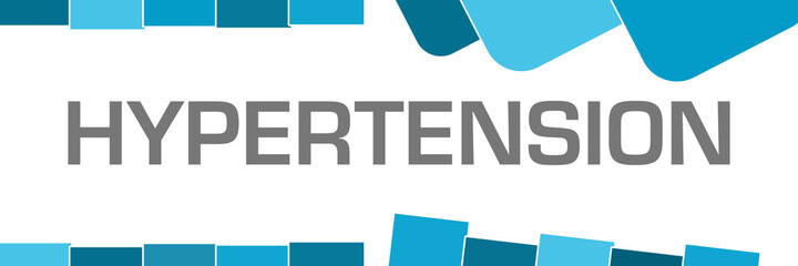 Hypertension Blue Abstract Shapes 