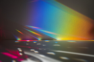 rainbow background with disco light for products and overlays