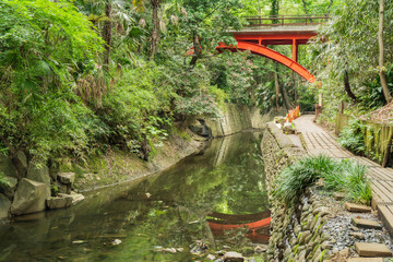 東京都唯一の渓谷「等々力渓谷公園」の風景 © Naokita