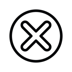 Fototapeta premium Cancel, cross icon