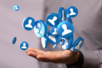 conference team work connection digital concept
